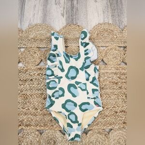 Pink Chicken Toddler One-Piece Swimsuit